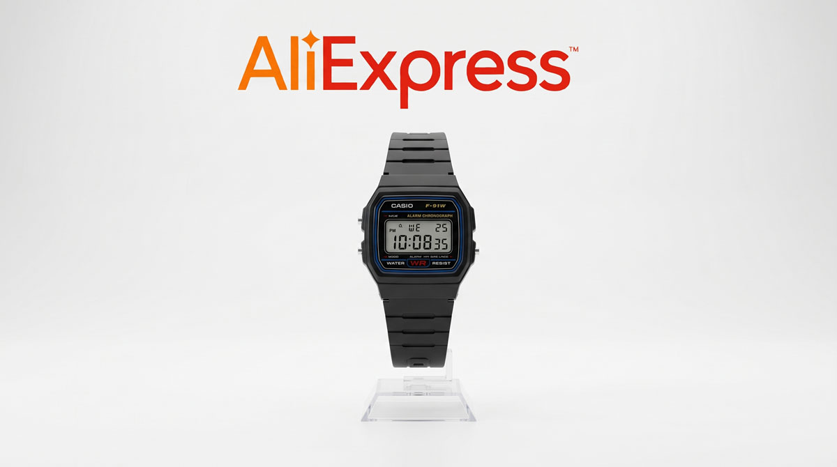 Panduan Membeli Casio F-91W di AliExpress untuk Pembeli Malaysia